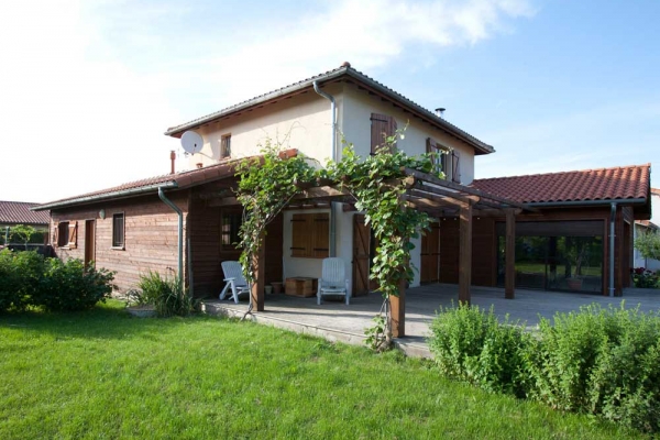 Une maison à ossature Bois