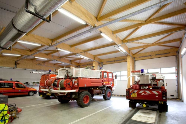 Centre de Secours à ossature bois de Mauléon Barousse