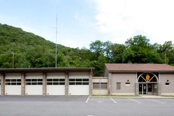 Centre de Secours à ossature bois de Mauléon Barousse